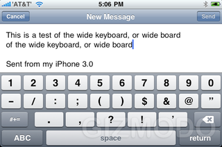 Illustration for article titled iPhone 3.0 Beta OS Impressions And Walkthrough Gallery